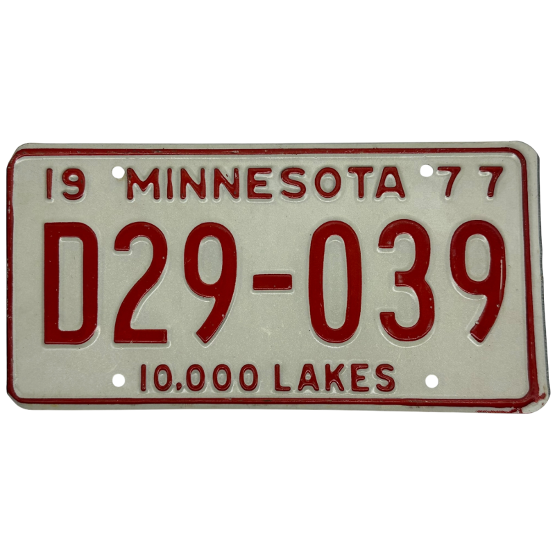 Minnesota rendszám