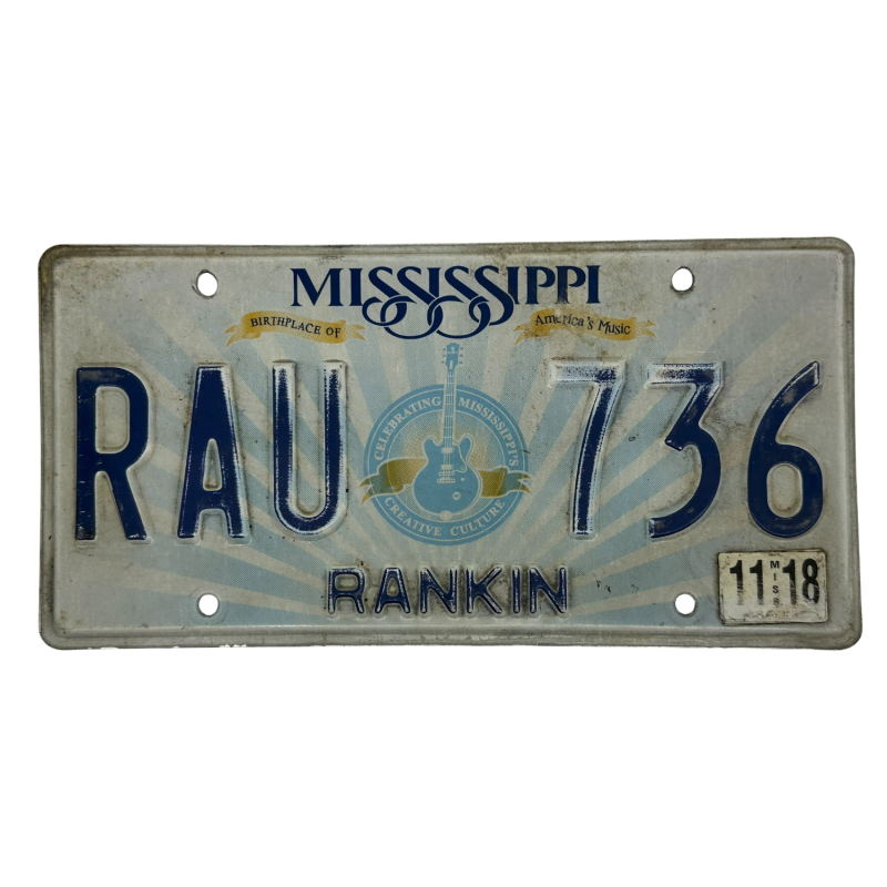 Mississippi rendszám Mississippi rendszám