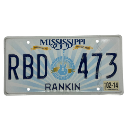 Mississippi rendszám