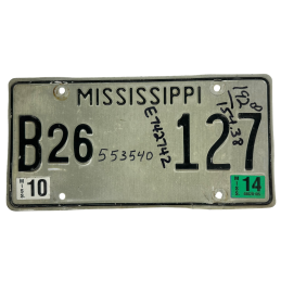 Mississippi rendszám