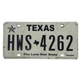 Texas rendszám