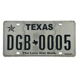 Texas rendszám