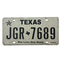 Texas rendszám