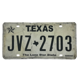 Texas rendszám