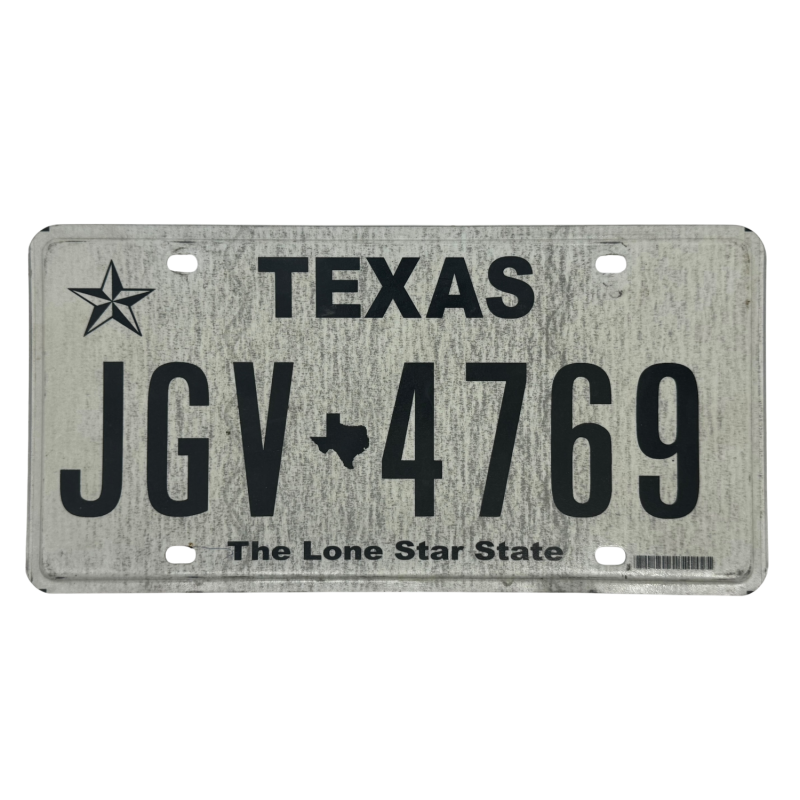 Texas rendszám