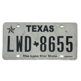 Texas rendszám