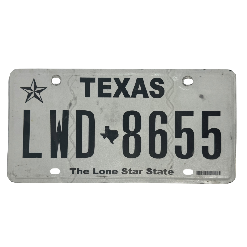 Texas rendszám