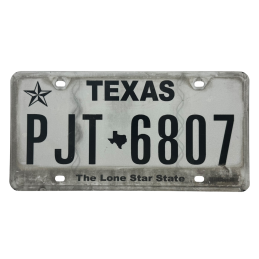 Texas rendszám