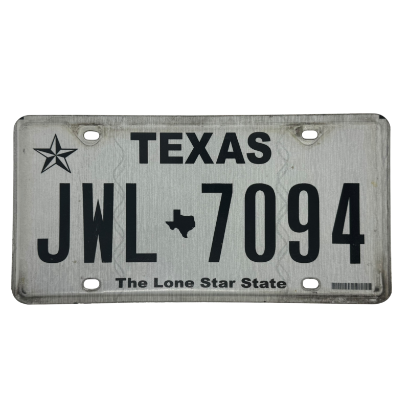 Texas rendszám