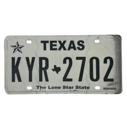 Texas rendszám