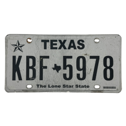 Texas rendszám