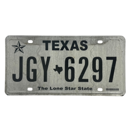 Texas rendszám