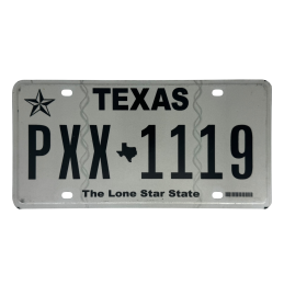Texas rendszám