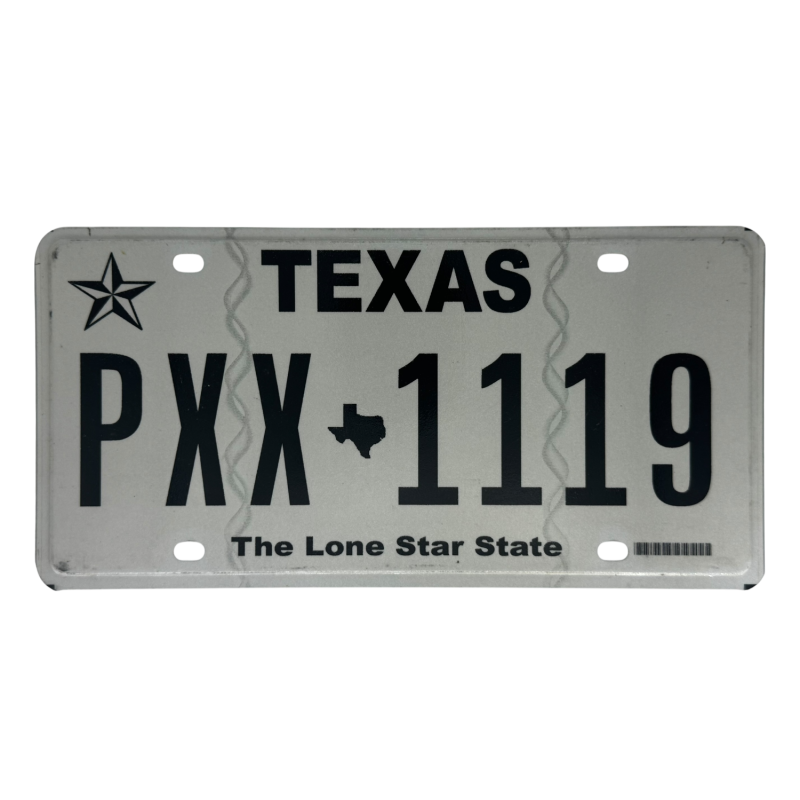 Texas rendszám Texas rendszám