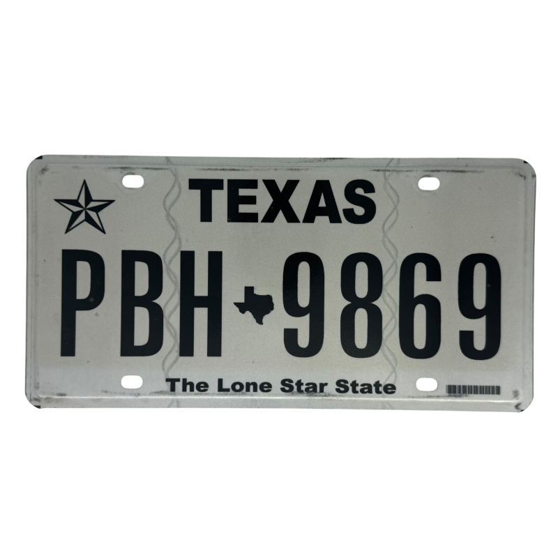 Texas rendszám Texas rendszám