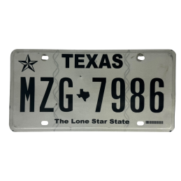Texas rendszám