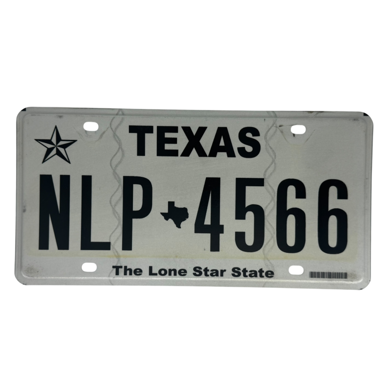 Texas rendszám