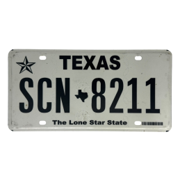 Texas rendszám