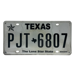 Texas rendszám