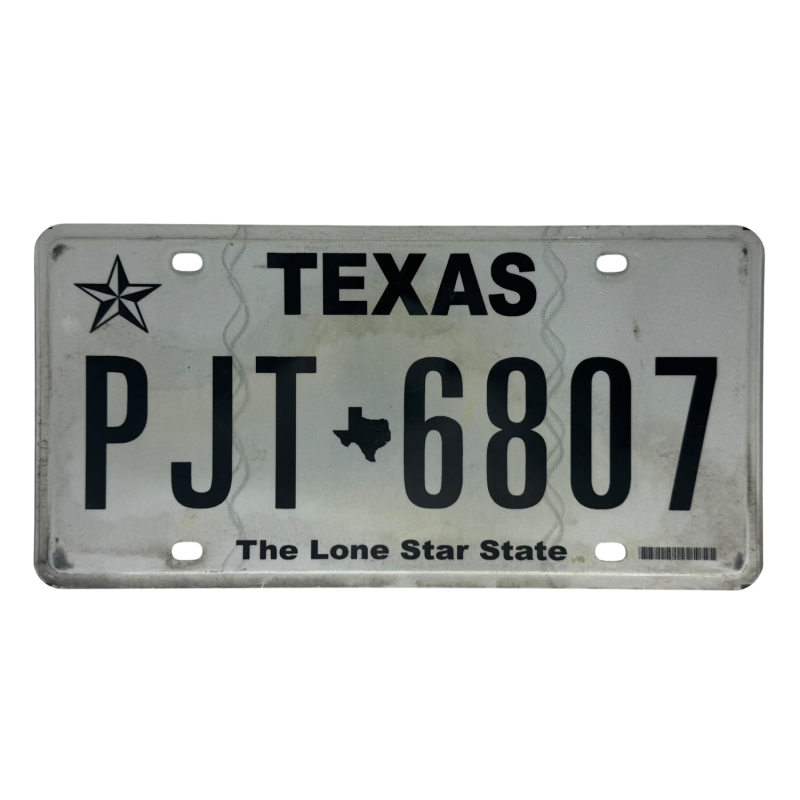 Texas rendszám
