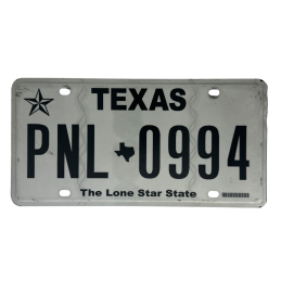 Texas rendszám