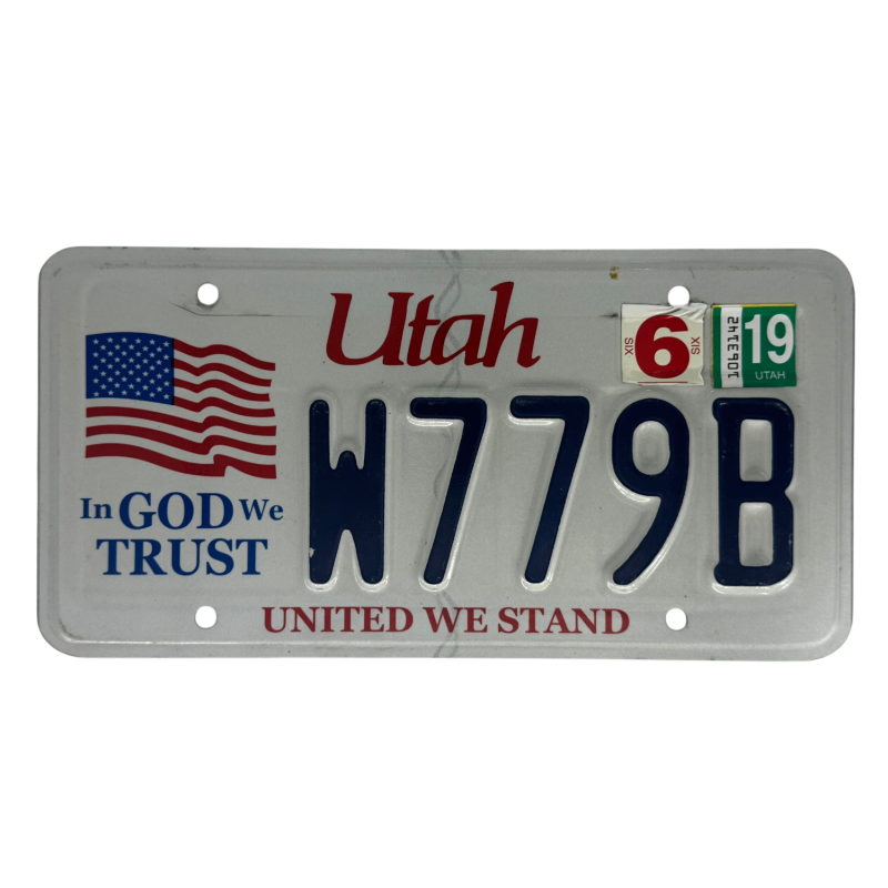 Utah rendszám Utah rendszám