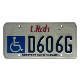 Utah rendszám