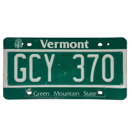 Vermont rendszám