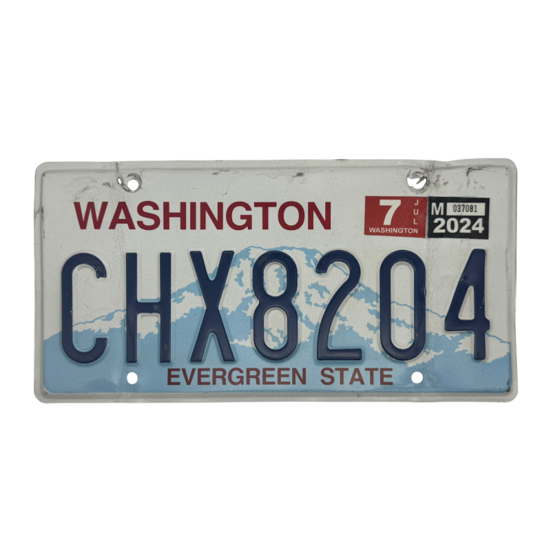 Washington rendszám Washington rendszám