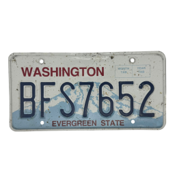 Washington rendszám