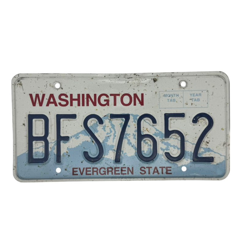 Washington rendszám Washington rendszám