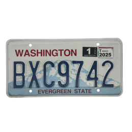 Washington rendszám
