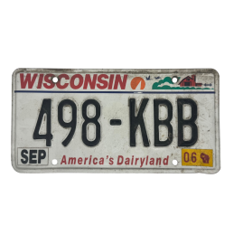 Wisconsin rendszám