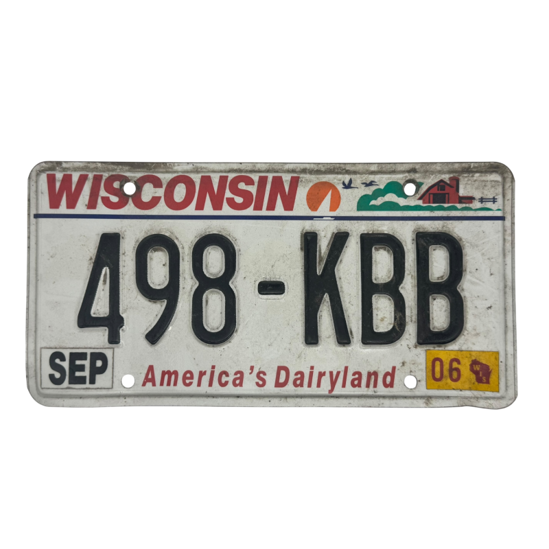 Wisconsin rendszám Wisconsin rendszám