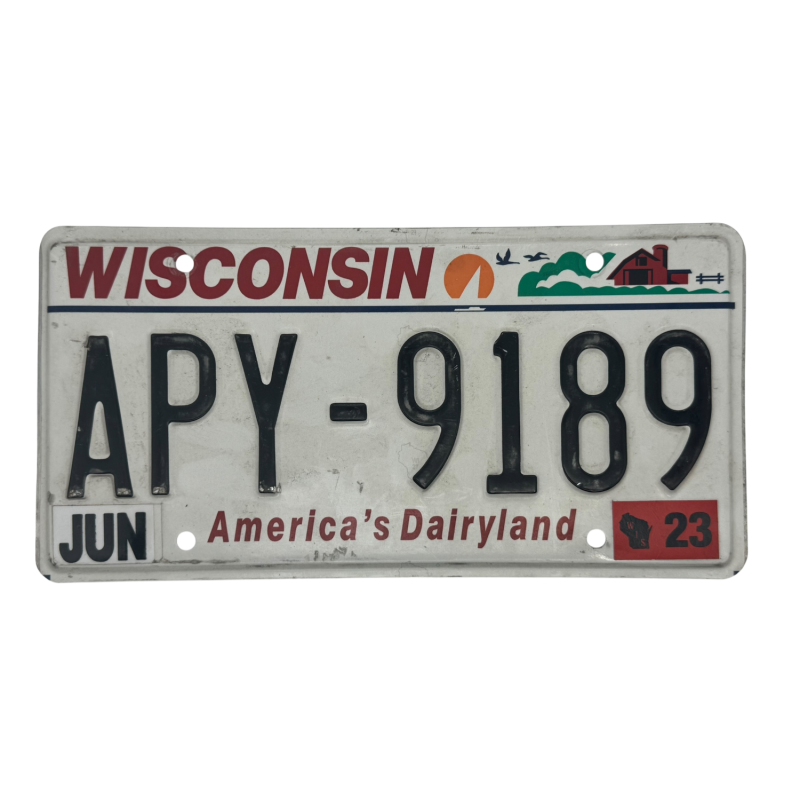 Wisconsin rendszám Wisconsin rendszám