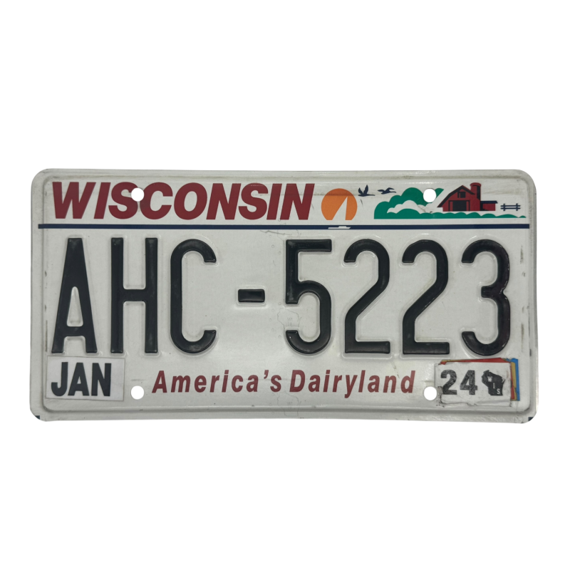 Wisconsin rendszám Wisconsin rendszám