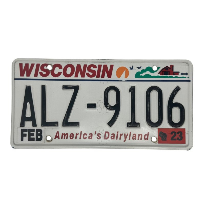 Wisconsin rendszám Wisconsin rendszám