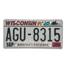 Wisconsin rendszám