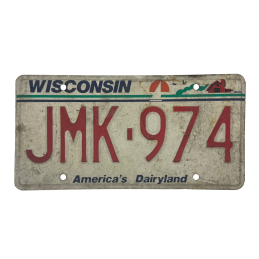 Wisconsin rendszám
