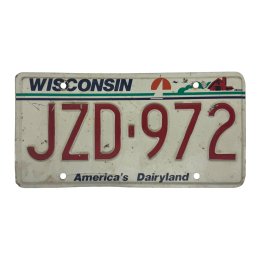 Wisconsin rendszám