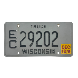 Wisconsin rendszám