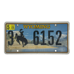 Wyoming rendszám