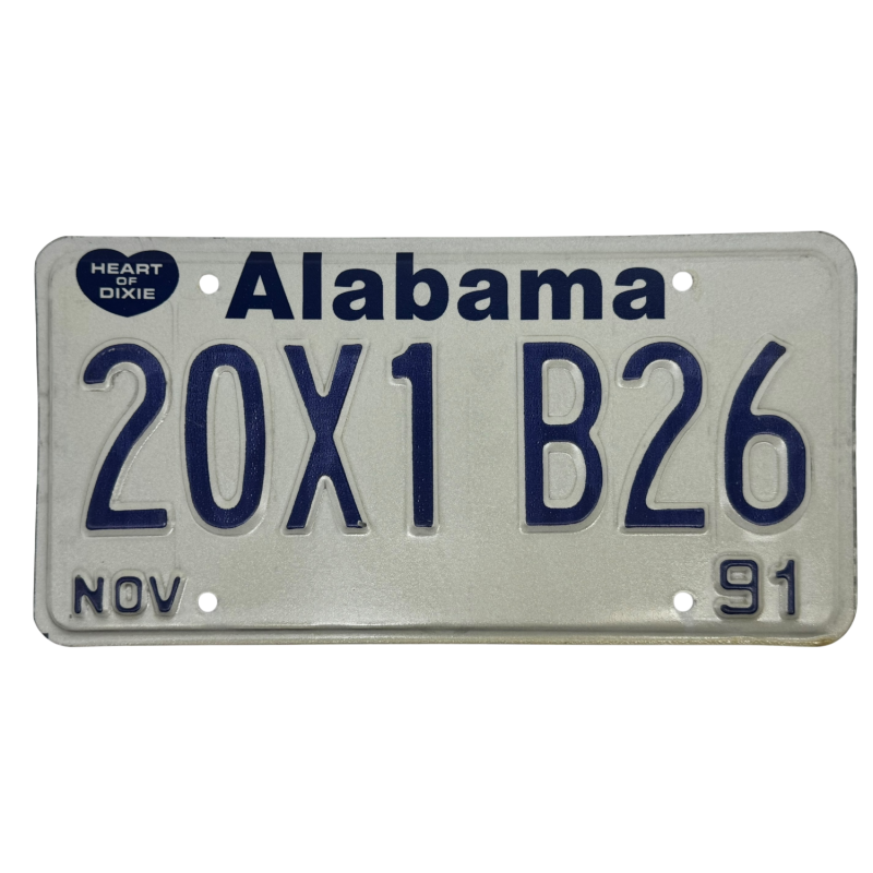 Alabama rendszám Alabama rendszám