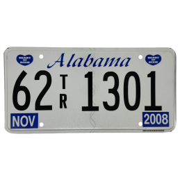 Alabama rendszám