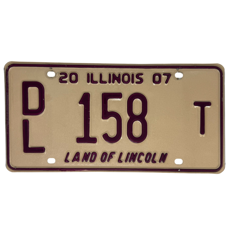 Illinoisi rendszám Illinoisi rendszám