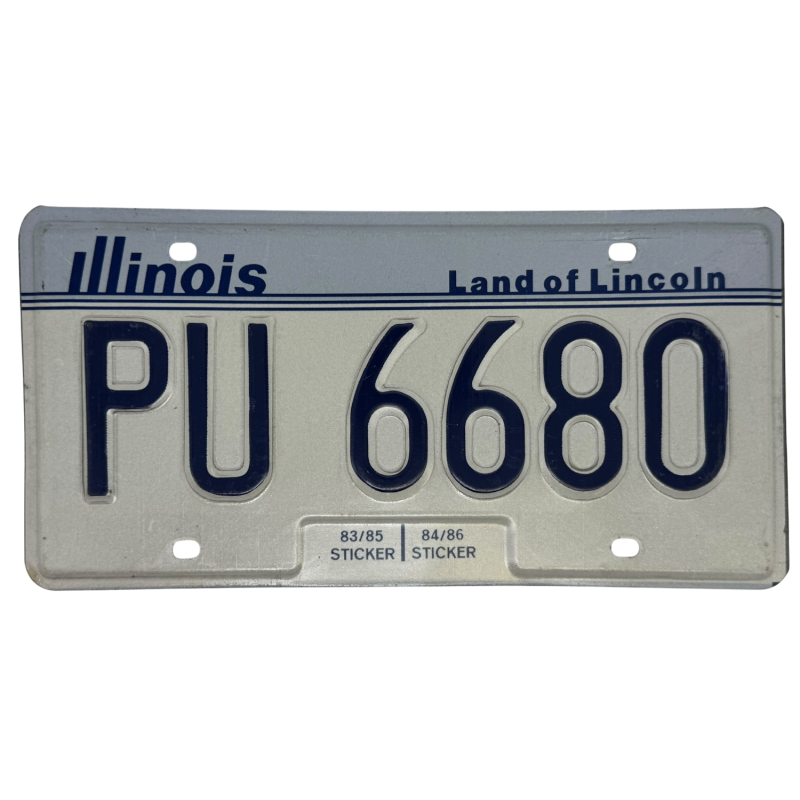 Illinoisi rendszám Illinoisi rendszám