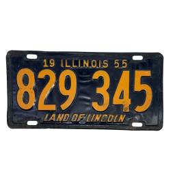 Illinoisi rendszám