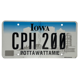 Iowa rendszám