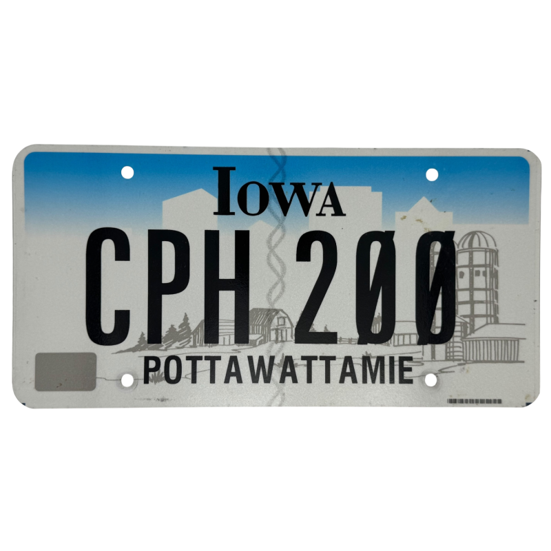 Iowa rendszám Iowa rendszám