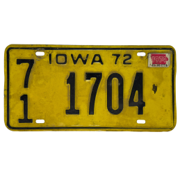 Iowa rendszám